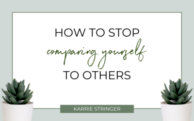 How to stop comparing yourself to others