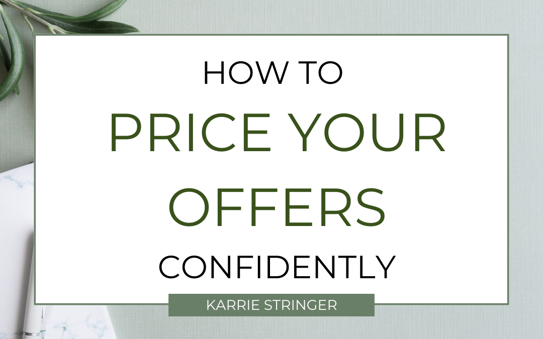 How to set your prices confidently
